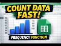 Google Sheets FREQUENCY Function