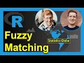 Fuzzy Matching in R Example Approximate String Name Text Search adist agrep amatch