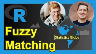 Fuzzy Matching in R Example Approximate String Name Text Search adist agrep amatch