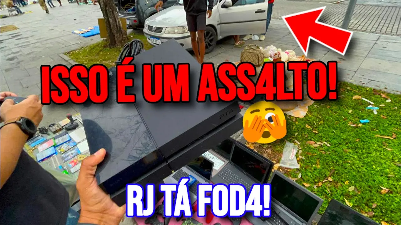 UM ASS4UT0 NA FEIRA DO ROUBO ATIVIDADE NA CAÇADA GAMER... CARO HEIN!