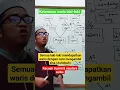Download Lagu Ketentuan waris laki-laki || Semua laki-laki mendapatkan waris dengan cara mengambil sisa #faraid