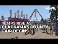 Clackamas County Fair kicks off in 90-degree heat with cooling stations