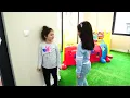 Öykü are playing with colorful balls - Hide and Seek fun kids