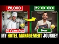 My SALARY after Hotel Management 10 YEARS Vs Now How much can you Earn in Hotel Management