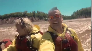 Tidal Bore Rafting Shubenacadie River in Nova Scotia
