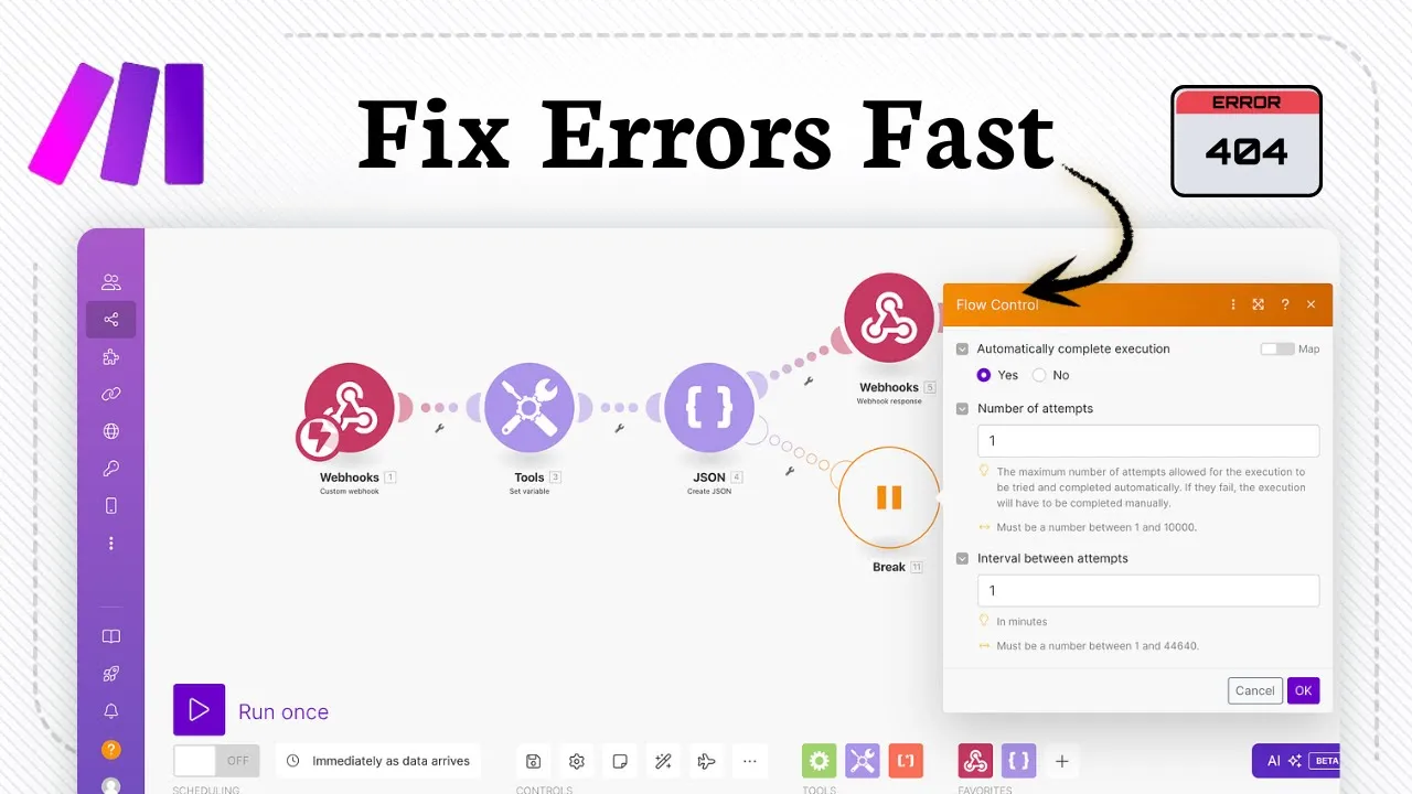 How To Handle Errors In Make.com (Beginner Error Help)