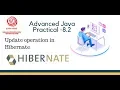 Update in Hibernate YCMOU TYBCA Adv Java Practical 8 2 Asterix Solution