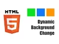 HTML5 Mini Program Tutorial 2 Dynamic BG Change Adding CSS