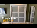 Easy-Glide Sliding Closet Door - Pre-Drilled Ready to Assemble