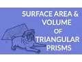 Easy formula for the Surface Area and Volume of a Triangular Prism