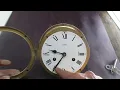 Vintage Schatz Brass Nautical Ship Clock Made In Germany with Key