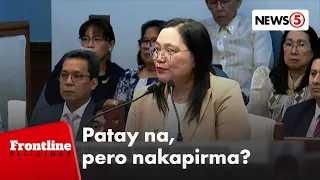 Mga pangalan sa resibo ng confidential funds, literal na ghost names | Frontline Pilipinas