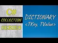 C Dictionary with example Dictionary in C C Collection Part 6
