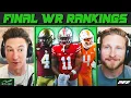 Final WR Rankings For The 2023 NFL Draft NFL Stock Exchange