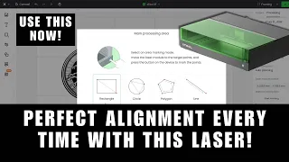 xTool S1 Pin Point Positioning Perfect Alignment Easily