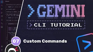 Gemini CLI Tutorial - Custom Commands