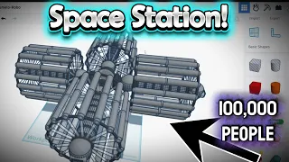 Tinkercad Tutorial Massive Space Station 3D Modeling