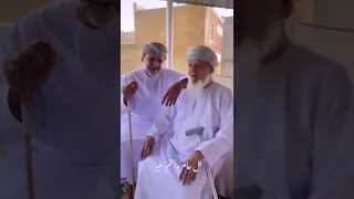 الوالد راشد بن سعيد بن عبيد السعيدي من بلد القلعة ويظهر معه علي بن محمد السعيدي ٢ مايو ٢٠٢٢م العيد 