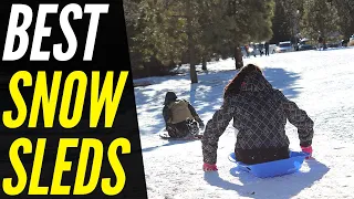 TOP 5 Best Snow Sleds 2022 Snow Sledding For Adults Kids