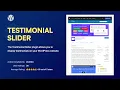 Display Testimonials with the Testimonial Slider WordPress Plugin