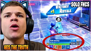 JYNXZI Spectates SHXRK WIN in SOLO FNCS FINALS & Reacts to Him Getting SECOND PLACE AGAIN!