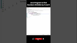 Java Program to Find Numbers Divisible by 3 and 5 Eclipse Tutorial for Beginners