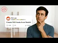Create an RSS Feed from Reddit Subreddits Search