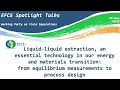Liquid-liquid extraction, an essential technology in our energy and materials transition