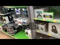 Browsing Walmart Electronics department