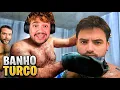Download Lagu EU TOMEI BANHO COM O FELIPE NETO NESSE VÍDEO! (não é clickbait) - React Sou Mocilheiro