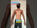 Lagu abs transformation 🥵 | skinny fat to six pack abs transformation #abs #bodybuilding#fatloss #shorts
