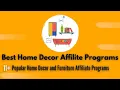 11 Best Home Decor Affiliate Programs 2022