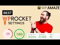 Best WP Rocket Settings for 2024 WordPress Speed Optimization WordPress Speed Up WP Amaze