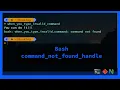 Bash Customizing command - not