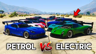 GTA 5 ONLINE - PETROL VS ELECTRIC (WHICH IS FASTEST?)