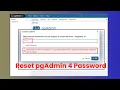 Lupa Password Postgres Reset Password Postgres di PgAdmin4