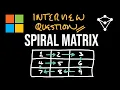 Spiral Matrix - LeetCode 54