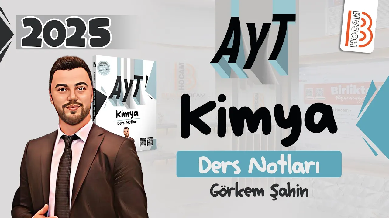 68) AYT Kimya - Hibritleşme ve Molekül Geometrisi (VSEPR) - Görkem ŞAHİN - 2025