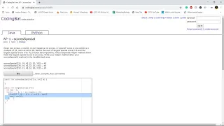 AP-1 scoresSpecial Java Tutorial Codingbat com