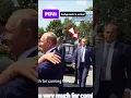 Putin's bodyguards in action while he met his old friend #putin