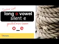 Phonics CVCe Long o silent e word reading strategy