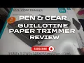 Honest Review Guillotine Paper Trimmer for Crafting Small Biz Packaging