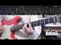 【TAB譜 & コード】そんなbitterな話 / Vaundy ギターカバー【練習用にも】