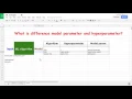 Machine Learning DataScience - What is difference between model parameter and hyperparameter