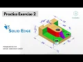 Solid Edge Tutorial For Beginners Solid Edge V20 Tutorial Solid Edge Exercise 2 CADable