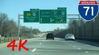 Interstate 71 Louisville KY northbound 4K