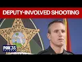 LIVE Pasco Sheriff gives update on deadly deputy-involved shooting
