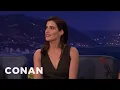 Cobie Smulders Had A Broken Leg And Didn t Know It CONAN on TBS