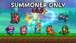 Can You Beat Terraria 1 4 5 as the NEW Summoner Class