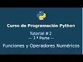 Curso Programacion Python - Tutorial 2